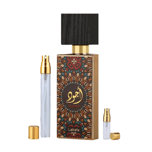 Decant Perfume Árabe Compartilhável Ajwad de Lattafa - Decant de 5ml e 10ml - Rihla Perfumaria