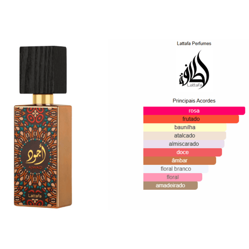 Decant Perfume Árabe Compartilhável Ajwad de Lattafa - Decant de 5ml e 10ml - Rihla Perfumaria